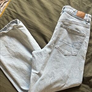 Light Blue women’s American eagle wide leg jeans